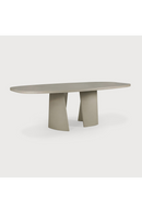 Round Concrete Outdoor Dining Table | Ethnicraft Roller Max | Oroatrade.com
