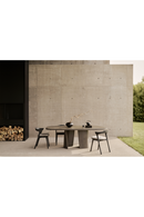 Round Concrete Outdoor Dining Table | Ethnicraft Roller Max | Oroatrade.com