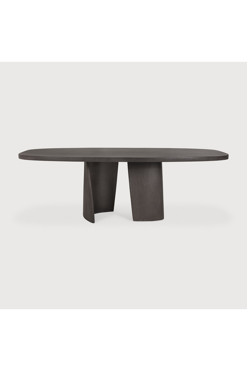 Round Concrete Outdoor Dining Table | Ethnicraft Roller Max | Oroatrade.com