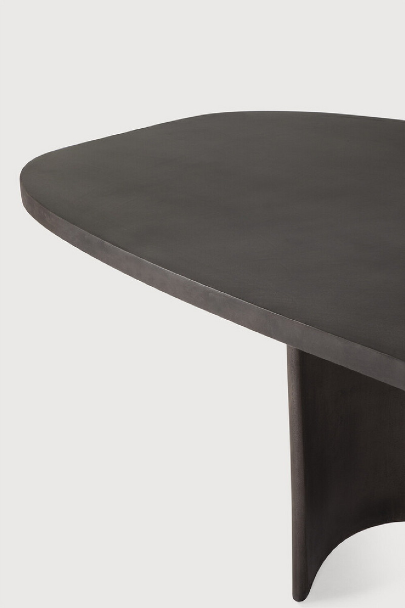 Round Concrete Outdoor Dining Table | Ethnicraft Roller Max | Oroatrade.com