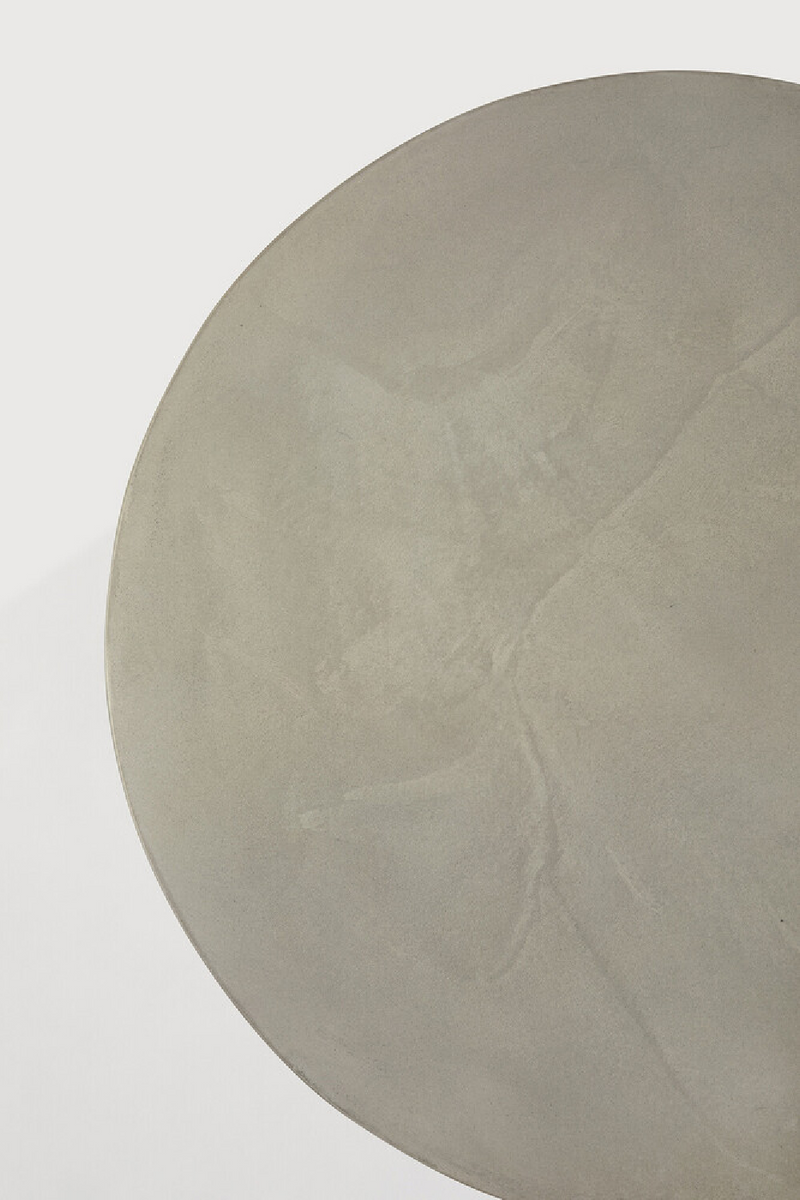 Round Concrete Outdoor Side Table | Ethnicraft Elements | Oroatrade.com