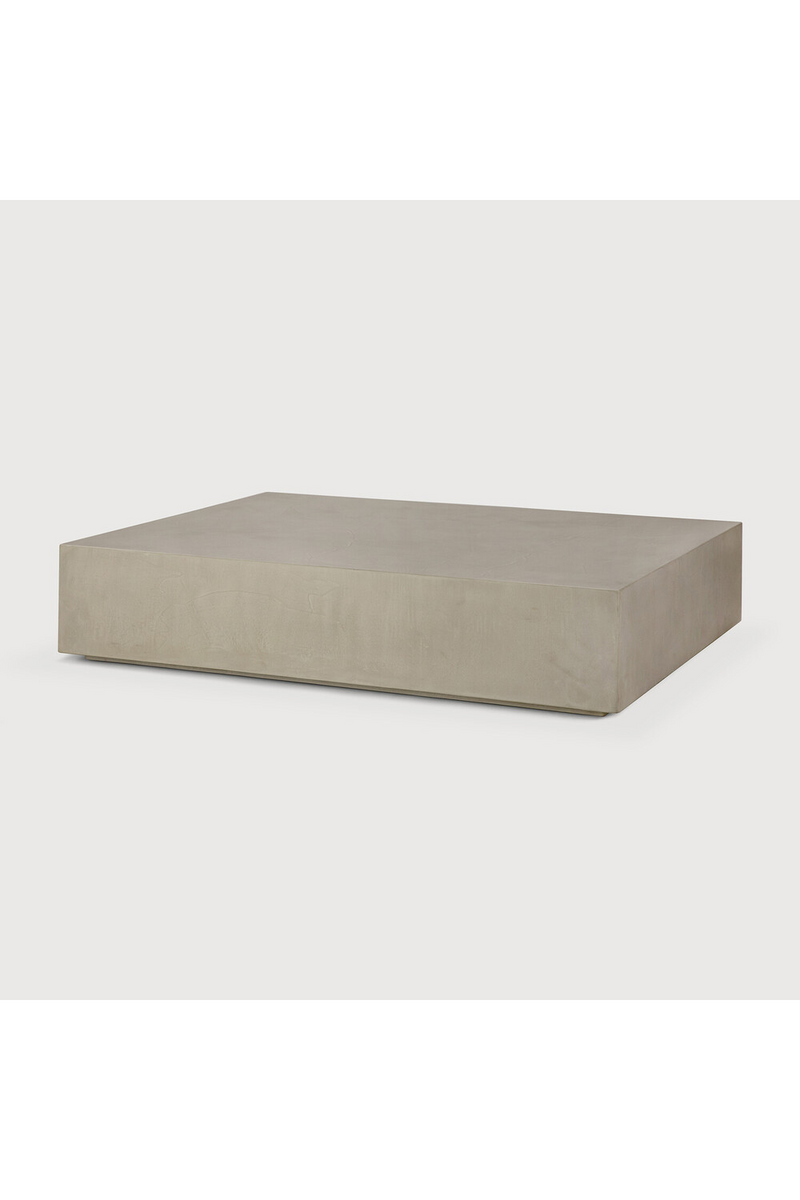 Rectangular Concrete Outdoor Coffee Table | Ethnicraft | Oroatrade.com