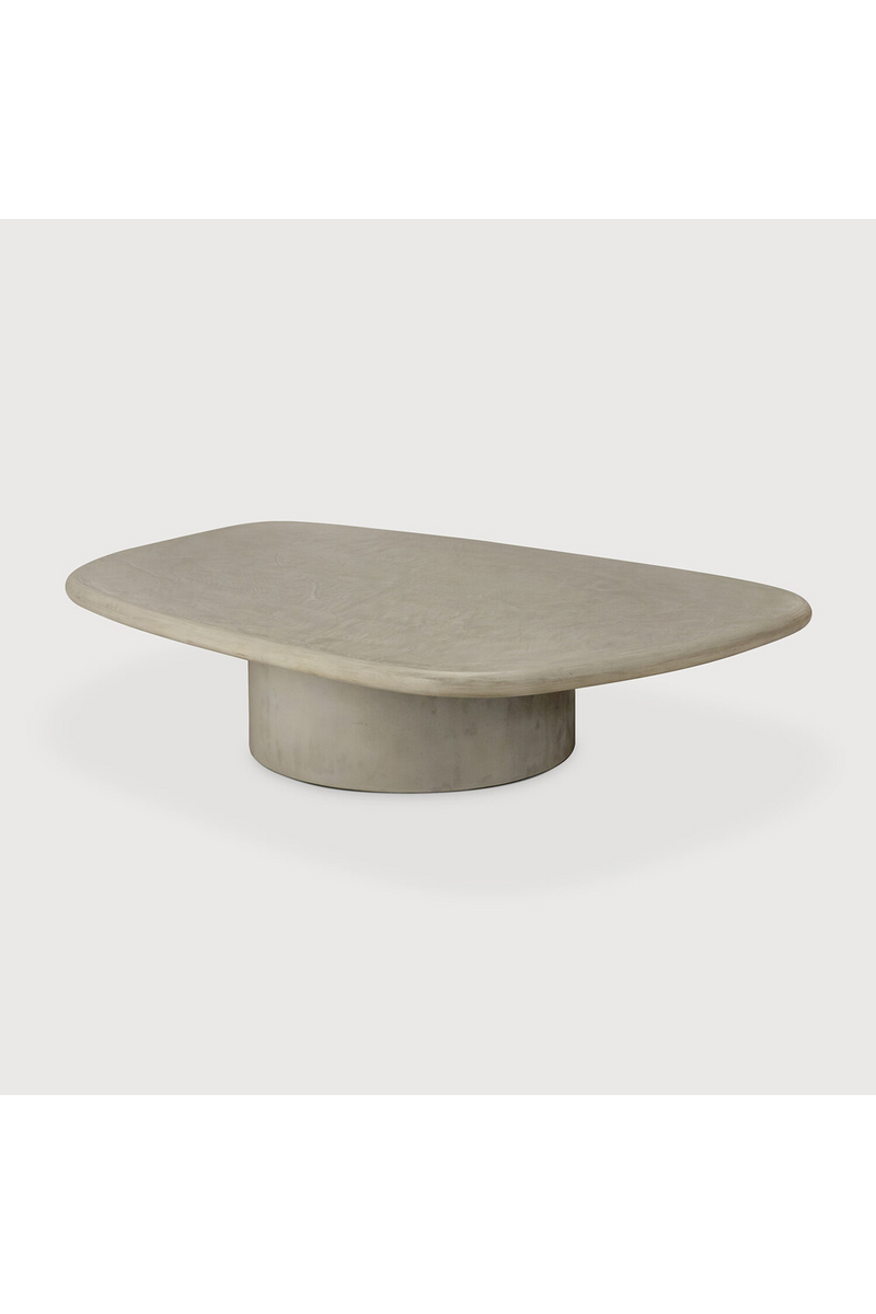 Pebble-Shaped Concrete Outdoor Coffee Table | Ethnicraft Elements | Oroatrade.com