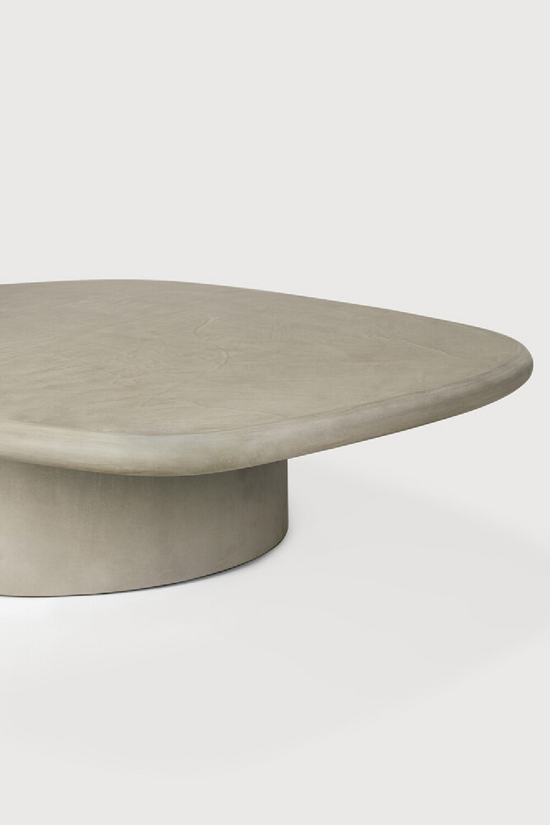 Pebble-Shaped Concrete Outdoor Coffee Table | Ethnicraft Elements | Oroatrade.com