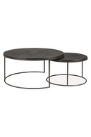 Minerals Round Nesting Coffee Tables (2) | Ethnicraft | Oroatrade.com