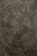 Metallic Oval Coffee Table | Ethnicraft Slice | Oroatrade.com