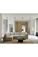 Metallic Oval Coffee Table | Ethnicraft Slice | Oroatrade.com