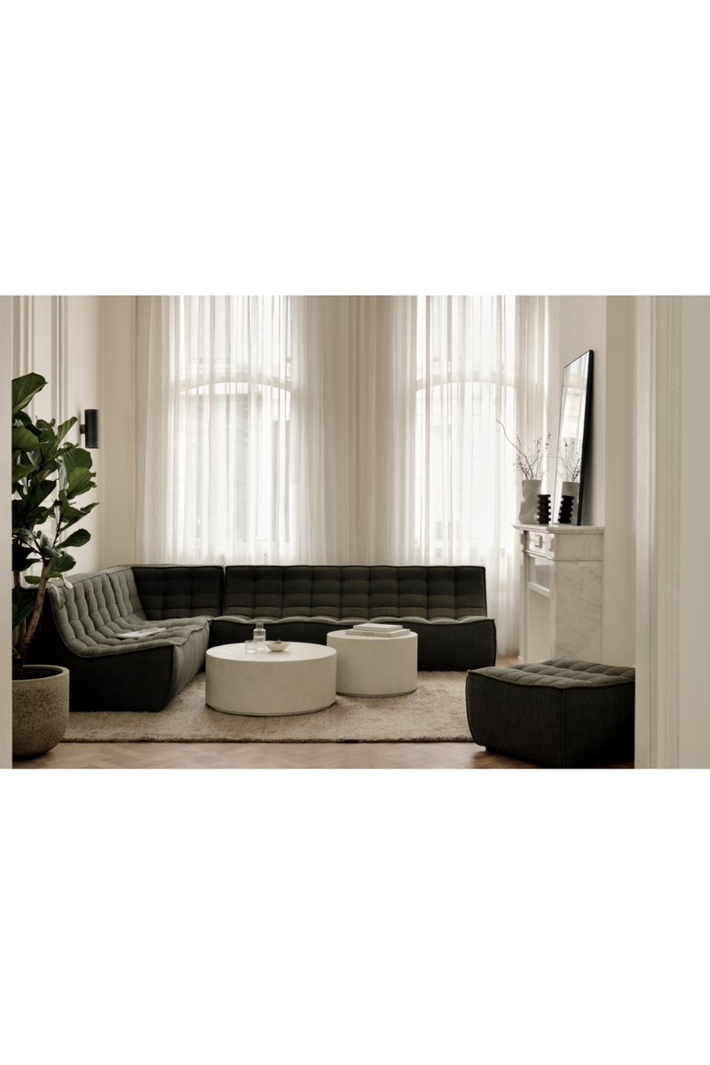 Round Off-White Coffee Table | Ethnicraft Elements