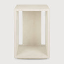 White Microcement Bedside Table | Ethnicraft Elements | Oroatrade.com