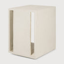 White Microcement Bedside Table | Ethnicraft Elements | Oroatrade.com