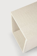 White Microcement Bedside Table | Ethnicraft Elements | Oroatrade.com