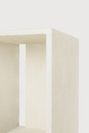White Microcement Bedside Table | Ethnicraft Elements | Oroatrade.com