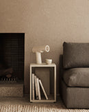 White Microcement Bedside Table | Ethnicraft Elements | Oroatrade.com