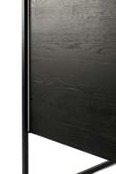 2-Door Wooden Black Oak Sideboard | Ethnicraft Monolit | Oroatrade.com
