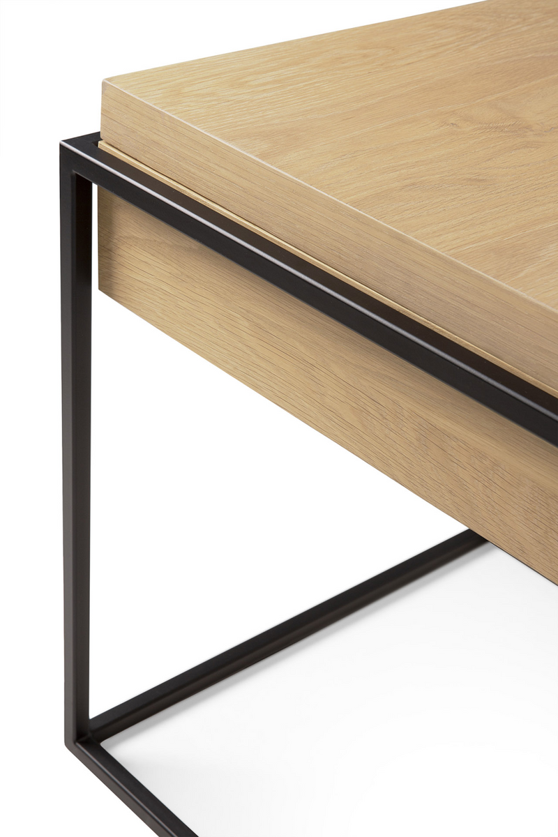 Oak Square Side Table | Ethnicraft Monolit | Oroatrade.com