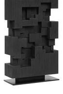 Black Teak Abstract Sculpture | Ethnicraft Stele | Oroatrade.com