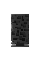 Black Teak Abstract Sculpture | Ethnicraft Stele | Oroatrade.com