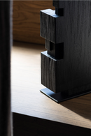 Black Teak Abstract Sculpture | Ethnicraft Stele | Oroatrade.com