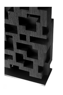 Black Teak Abstract Sculpture | Ethnicraft Stele | Oroatrade.com