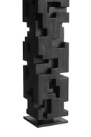 Black Teak Decorative Object | Ethnicraft Colonne | Oroatrade.com