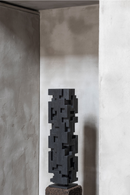 Black Teak Decorative Object | Ethnicraft Colonne | Oroatrade.com