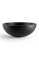 Varnished Mahogany Carved Bowl XL | Ethnicraft Chopped | Oroatrade.com