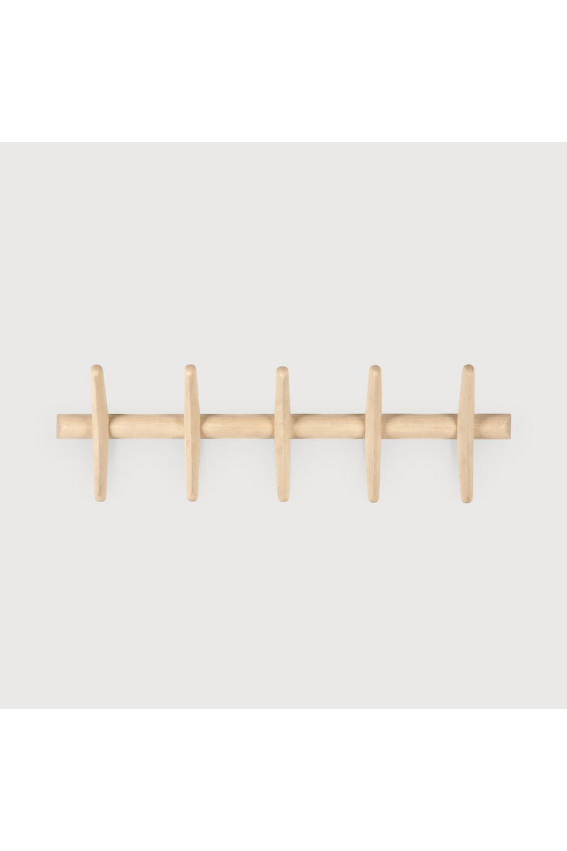 Brown Mahogany Wall Coat Rack | Ethnicraft PI | Oroatrade.com