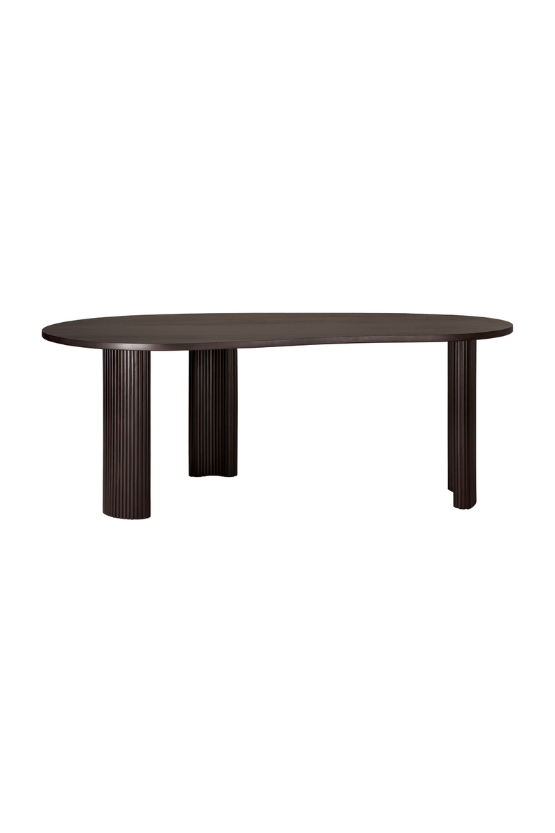 Dark Brown Mahogany Desk | Boomerang Ethnicraft