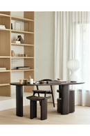 Dark Brown Mahogany Desk | Boomerang Ethnicraft