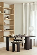 Pebble Top Curved Legs Desk | Ethnicraft Boomerang | Oroatrade.com