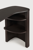 Dark Brown Mahogany Desk | Ethnicraft Roller Max | Oroatrade.com