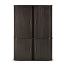 Brown Mahogany Filing Cabinet | Ethnicraft Roller Max | Oroatrade.com