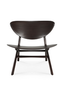 Mahogany Curved Lounge Chair | Ethnicraft Eye | Oroatrade.com