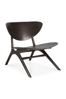 Mahogany Curved Lounge Chair | Ethnicraft Eye | Oroatrade.com