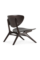 Mahogany Curved Lounge Chair | Ethnicraft Eye | Oroatrade.com