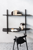 Curved Wood Wall-mounted Desk | Ehtnicraft PI | Oroatrade.com