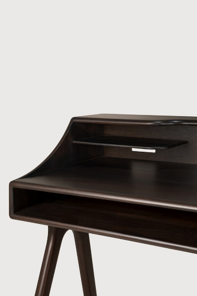 Varnished Mahogany Desk | Ethnicraft Flow | Oroatrade.com