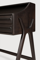 Varnished Mahogany Desk | Ethnicraft Flow | Oroatrade.com