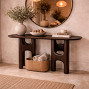 Brown Mahogany Console Table | Ethnicraft Flow | Oroatrade.com