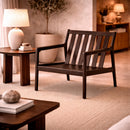 Brown Mahogany Lounge Chair | Ethnicraft Jack | Oroatrade.com