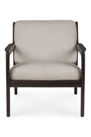 Cushioned Mahogany Lounge Chair | Ethnicraft Jack | Oroatrade.com