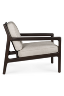 Cushioned Mahogany Lounge Chair | Ethnicraft Jack | Oroatrade.com