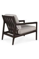 Cushioned Mahogany Lounge Chair | Ethnicraft Jack | Oroatrade.com