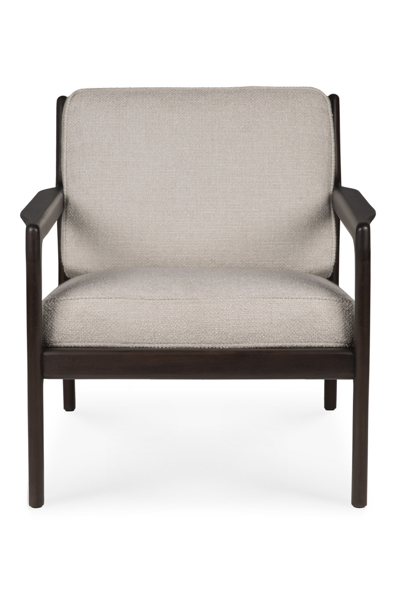 Cushioned Mahogany Lounge Chair | Ethnicraft Jack | Oroatrade.com