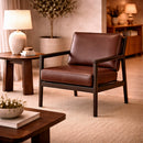Brown Mahogany Lounge Chair | Ethnicraft Jack | Oroatrade.com