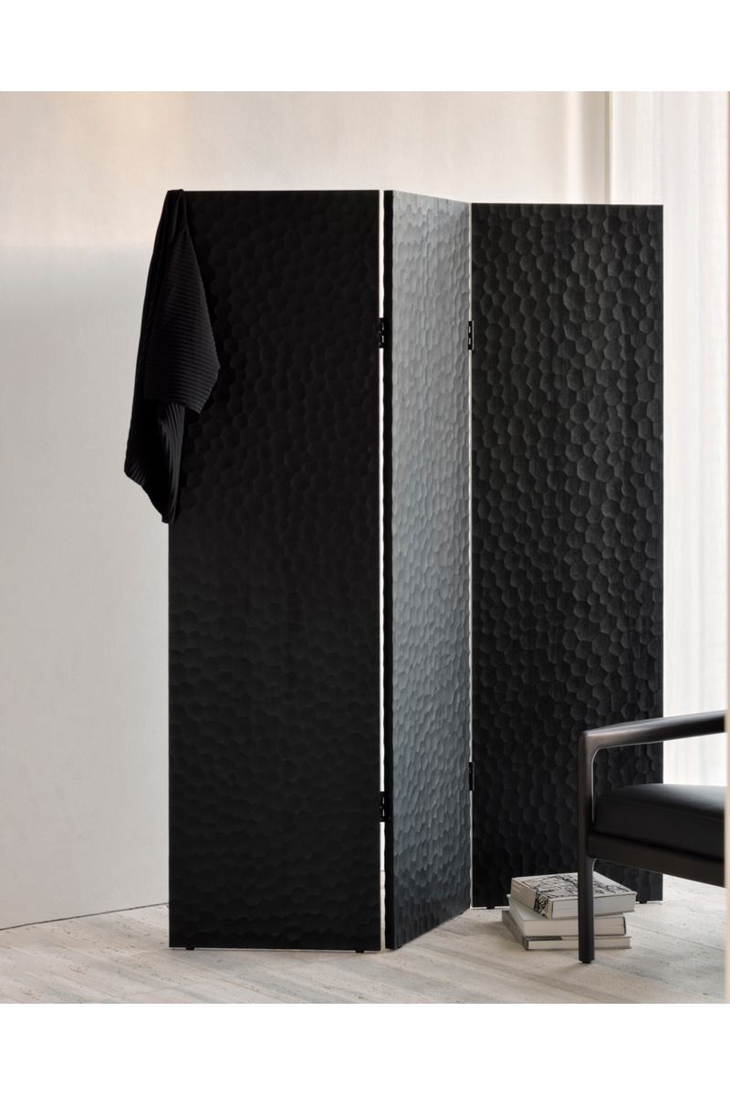 Black Mahogany Room Divider | Ethnicraft Chopped | Oroatrade.com