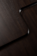 Carved Brown Mahogany Side Table | Ethnicraft Brutalist | Oroatrade.com