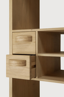 Oak Bookcase With Drawers | Ethnicraft Pirouette | Oroatrade.com