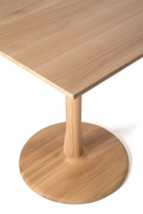 Solid Oak Pedestal Dining Table | Ethnicraft Torsion | Oroatrade.com