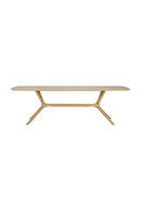 Cross Leg Oak Dining Table | Ethnicraft Oak
